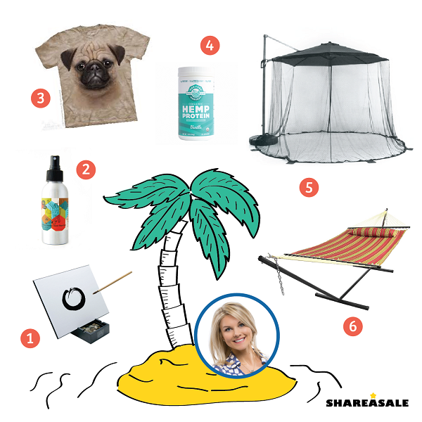If you had to go to a desert island and pick only three objects to bring with you, what would you bring?